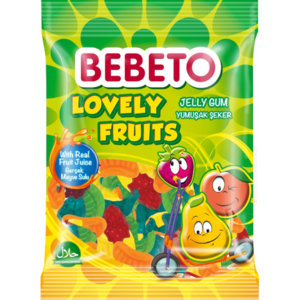 Bebeto želé bonbony Lovely Fruits 80g