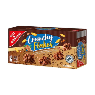 GG Crunchy flakes v mléčné čokoládě 250g
