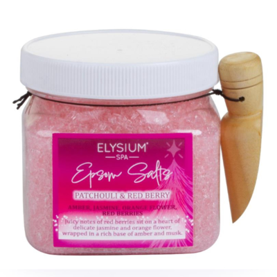 Elysium Spa Vánoční relaxační sůl Patchouli Red berry 400g