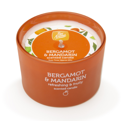 PanAroma vonná svíčka Bergamot & Mandarin 85g