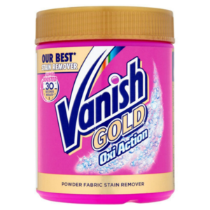 Vanish Oxi Action Gold Pink práškový odstraňovač skvrn 470g