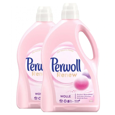 Perwoll prací gel na vlhnu a jemné prádlo Wolle&Feines 100PD 2x2,75l