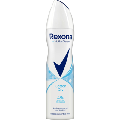 Rexona Anti-perspirant sprej s vůní Cotton Dry 150ml