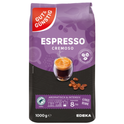 GG Epsresso Cremoso zrnková káva 1000g