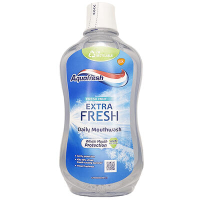 Aquafresh Fresh Mint ústní voda 500ml