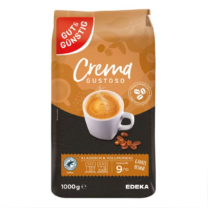 GG Crema Gustoso zrnková káva 1kg