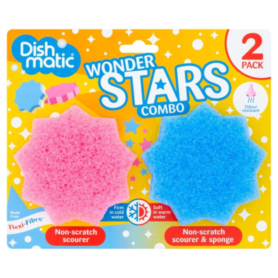 Dishmatic Wonder Star zázračná houbička Flexi Fibre 2ks