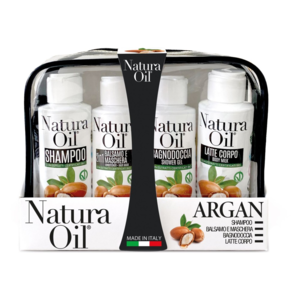 Natura Oil dárková tělová sada s certifikovaným arganovým olejem 4x100ml