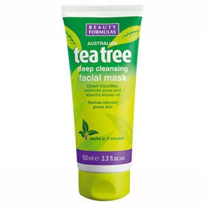 Beauty Formulas Tea Tree čisticí maska na obličej 100ml