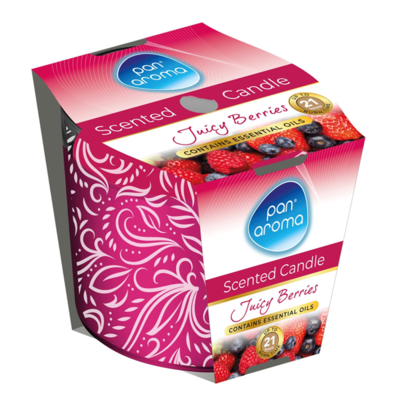 PanAroma dekorativní vonná svíčka Juicy Berries 85g